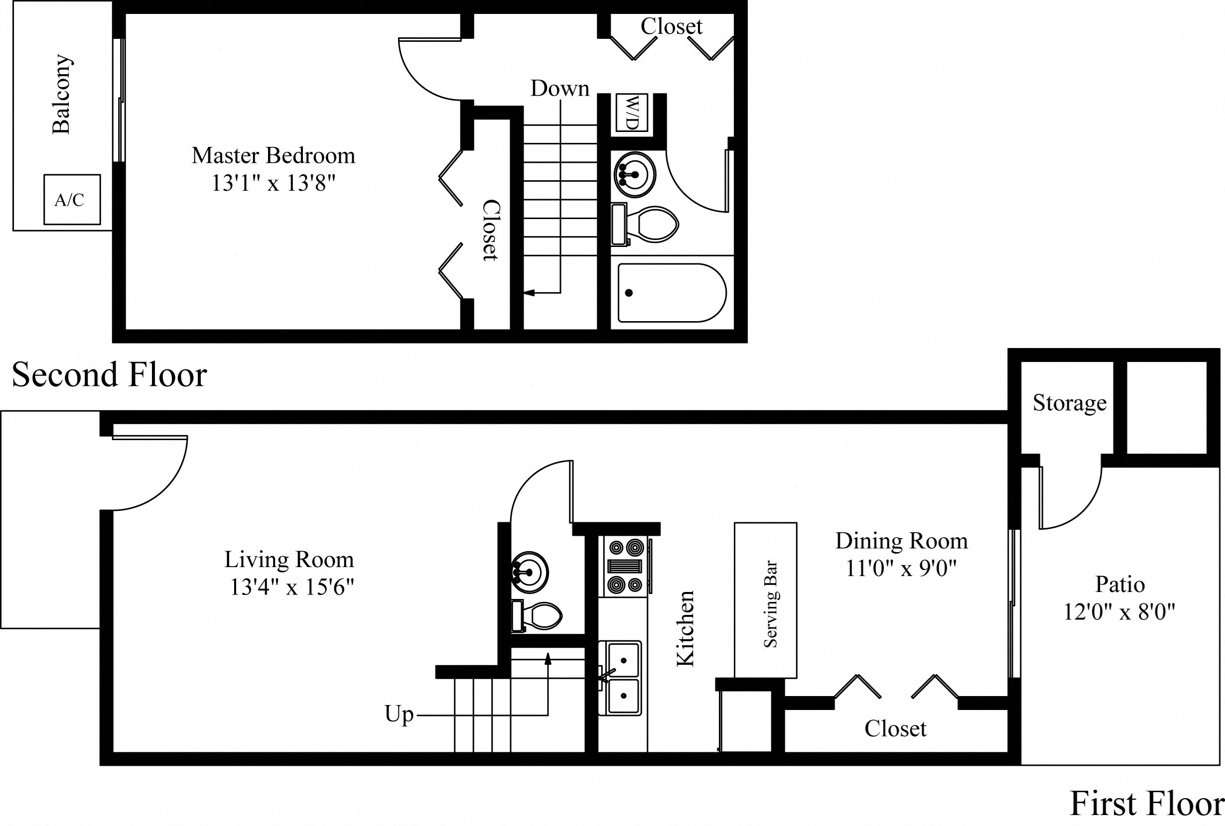 Mechanicsburg One Bedroom Apartment One Bed Apartment in Mechanicsburg, PA | Wesley Park Townhouses | Property Management, Inc.